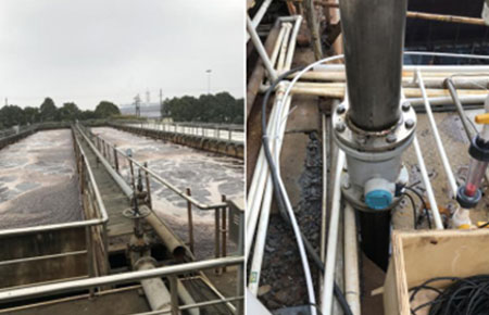 美仪电磁流量计应用于印染污水计量