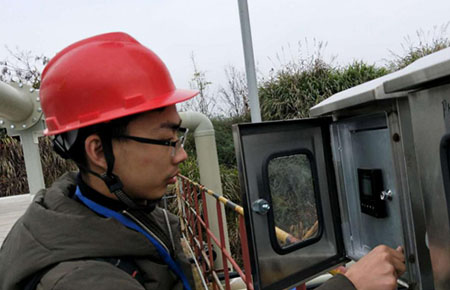 污水处理行业\美仪pH、电磁服役于浙江建业化工污水处理站