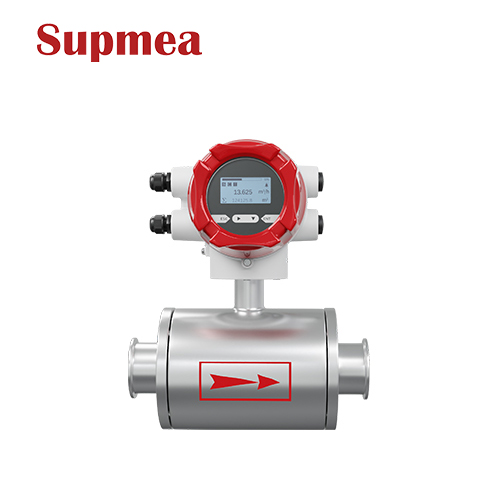 美仪_卫生型卡箍不锈钢电磁流量计  食品级